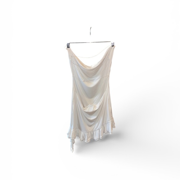 Oh Polly Ivory Open Back Mini Dress – Size Large – Worn Once - Picture 3 of 4